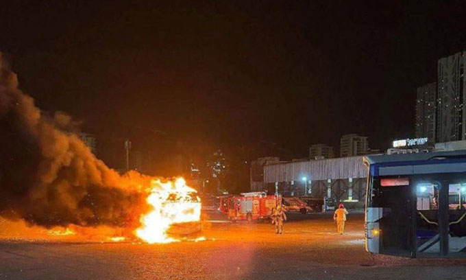 Three empty buses explode in suspected terror attack near Tel Aviv